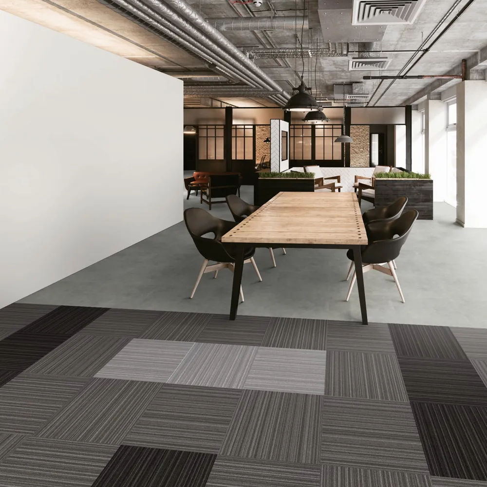 東リ Image Fit シミュレーター出力例:タイルカーペット参考イメージ